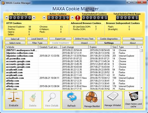 Complimentary get of Portable Maxa Cookie Manager Pro 6.